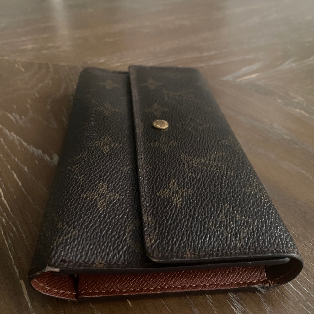 Louis Vuitton LV Long Wallet  Portefeuille Sarah Brown Monogram - Picture 10 of 11